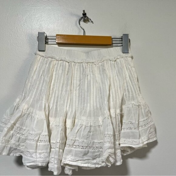 Sunday Best White Boho Eyelet Lace Skirt Size 0 - Picture 11 of 11